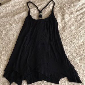 Black Guess tank with silver accent, size S