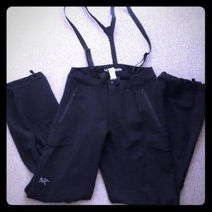 Arcteryx Ski Pants w/ Suspenders