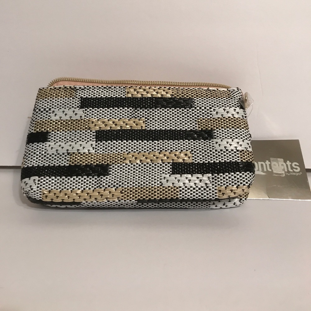 Contents Black, Tan, Gold Purse Insert by Allegro