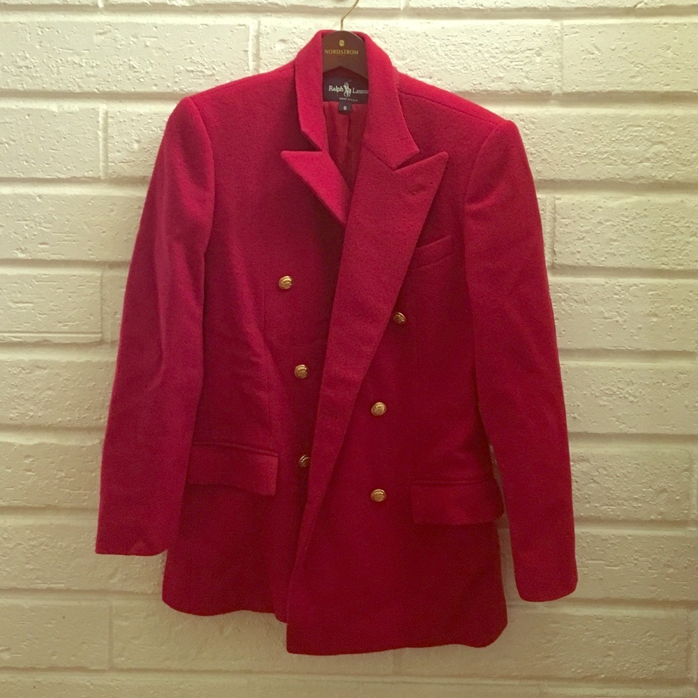 Ralph Lauren Red Blazer