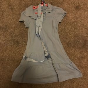 Light blue collared dress