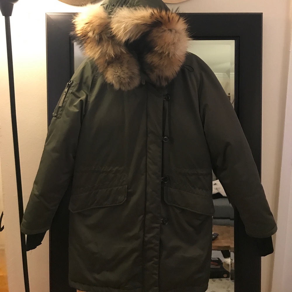 SAM. Double Downtown Fur Trim Jacket