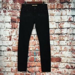 Vince Moro inspired welt pocket black skinny jean