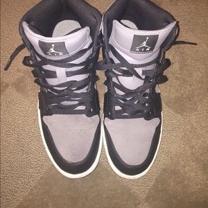 Air Jordan 1 black and grey