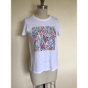 Rag &Bone hearts T-shirt