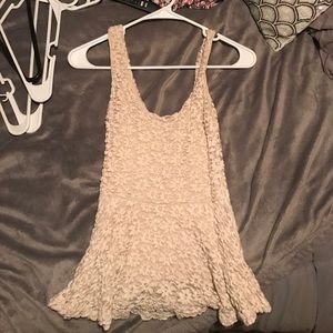 Peplum lace top