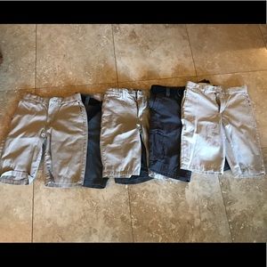 Boys shorts lot of 5, 3 are NWT size 12