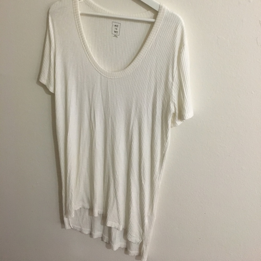 White oversized dress