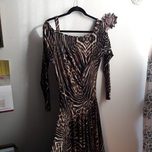 Leopard Print Ballroom Competition Dress