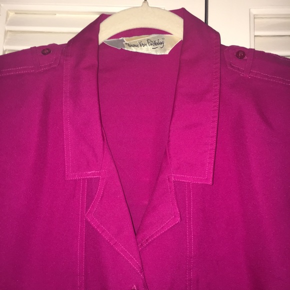 Vintage Diane Von Furstenberg Button Down - Picture 2 of 3