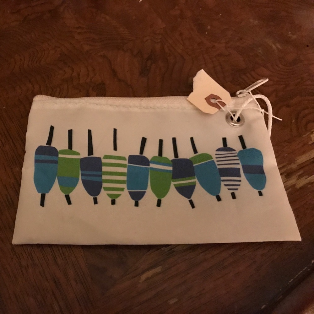 Sea Bag zip clutch!  Never used!
