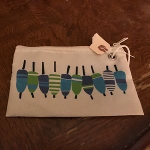 Sea Bag zip clutch!  Never used!