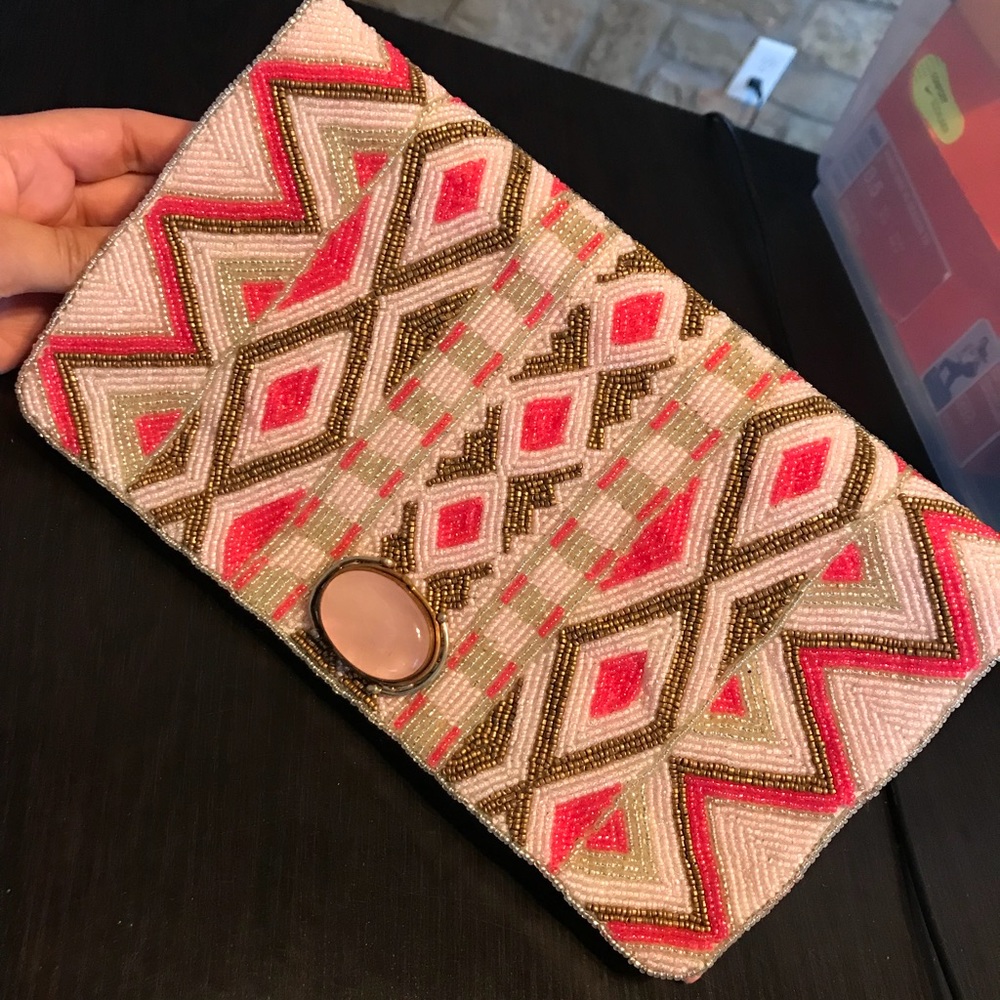 Mary Frances Beaded Evening Clutch/Crossbody