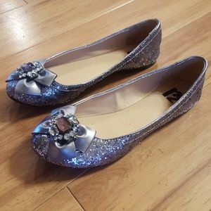 Sparkly flats