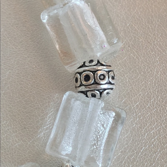 Trendy Square Design Yoga Leaf Bracelet - Picture 3 of 7