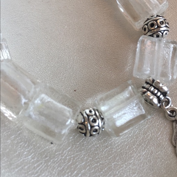 Trendy Square Design Yoga Leaf Bracelet - Picture 6 of 7