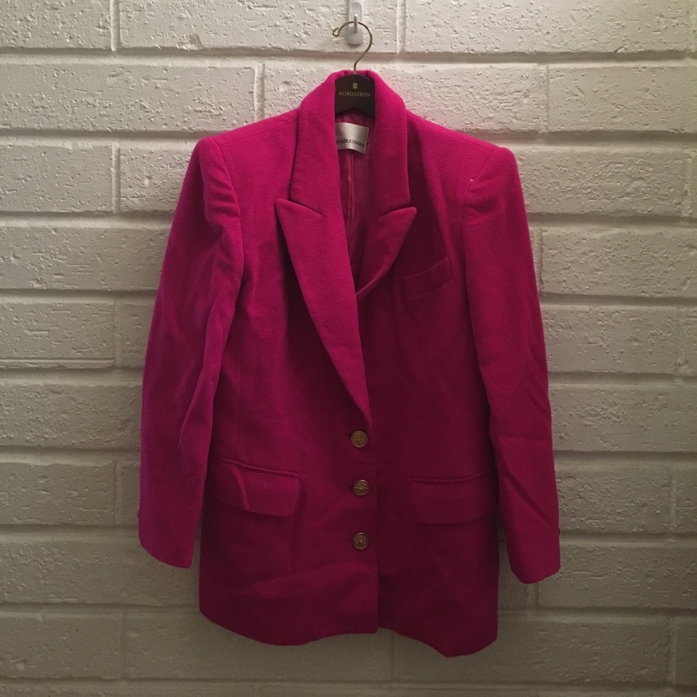 Dana Buchman Pink Vintage Blazer