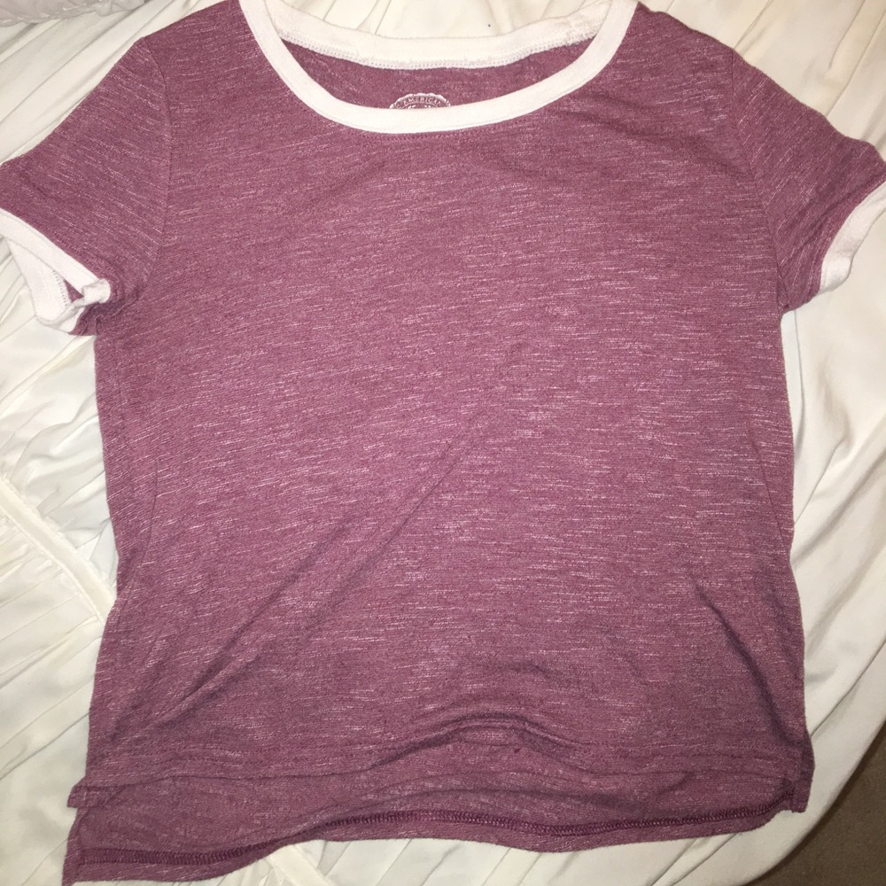Red white Shirt a little cropped