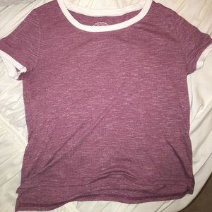 Red white Shirt a little cropped