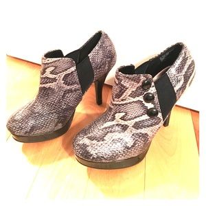 Snake skin heels