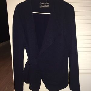 Yoana Baraschi navy blazer