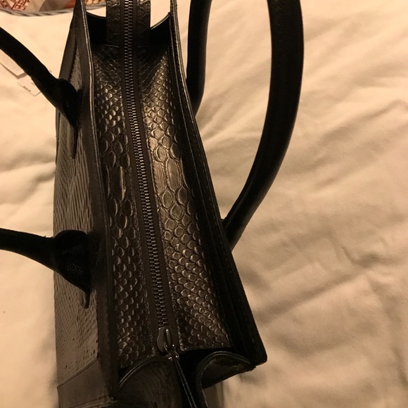 Henri Bendel – Black and Metallic Snake Colors.