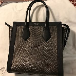 Henri Bendel - Black and Metallic Snake Colors.