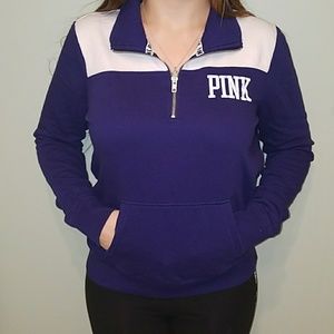 Victoria's secret PINK quarter zip hoodie