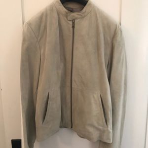 Banana Republic men’s suede biker jacket