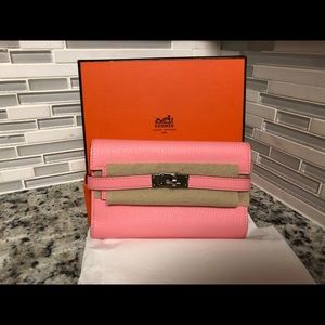 Authentic Hermès Kelly Epsom wallet small model 💯