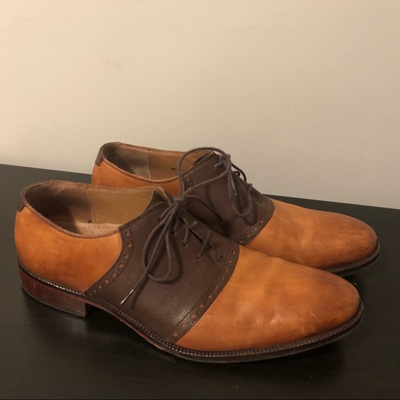 cole haan two tone shoes