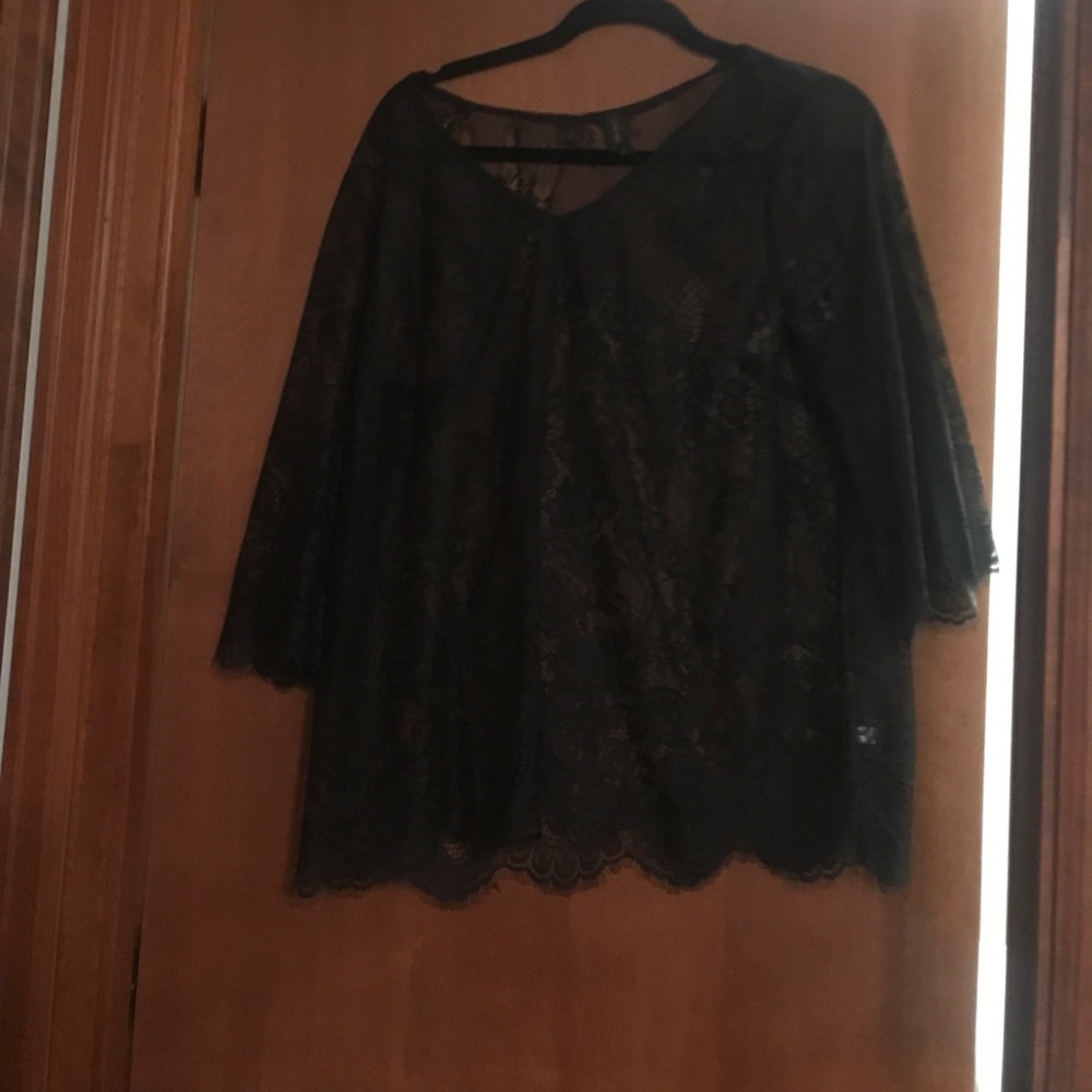 NWOT sheer lace top from Lane Bryant 14/16