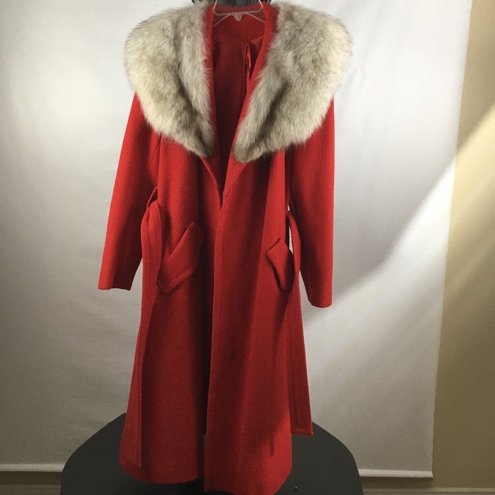 Silver fox vintage Coat