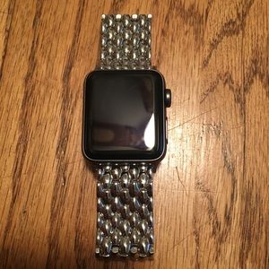 Stainless steel Apple Watch band