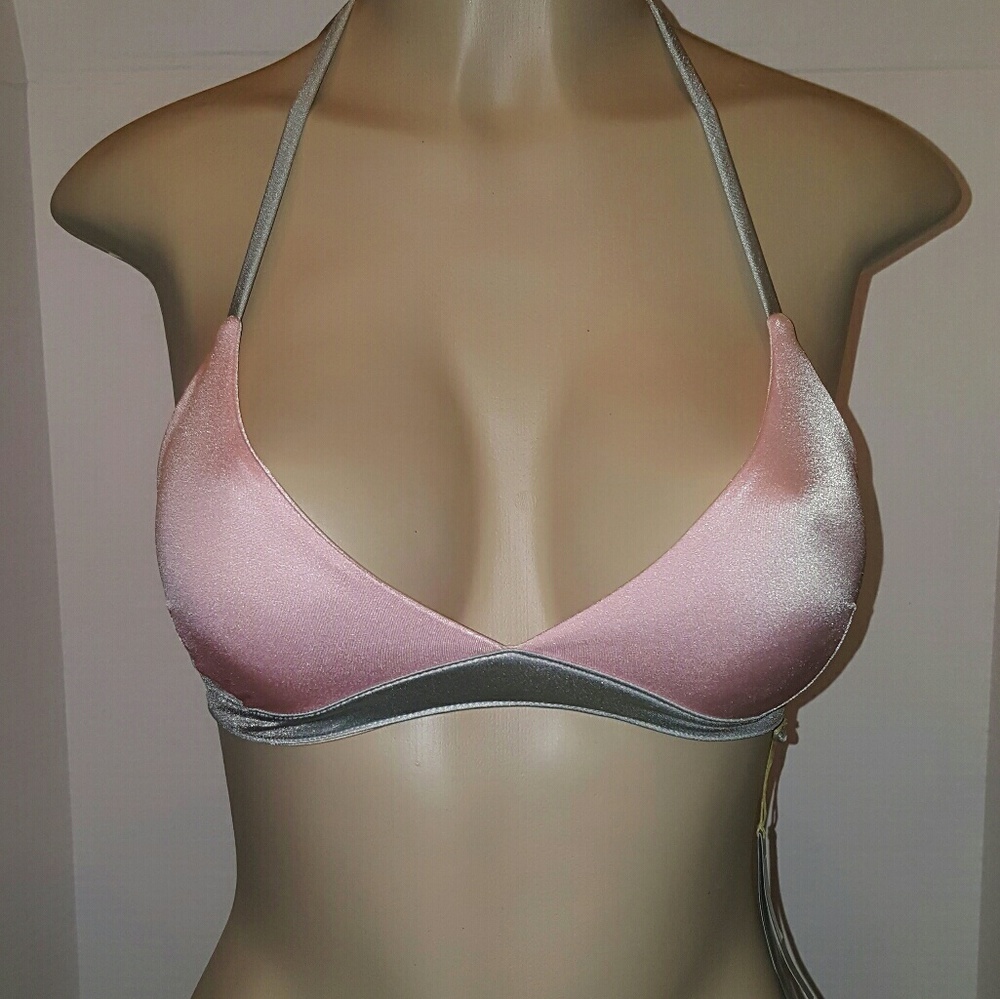 Gooseberry Intimates Seaside glow bikini top sz M