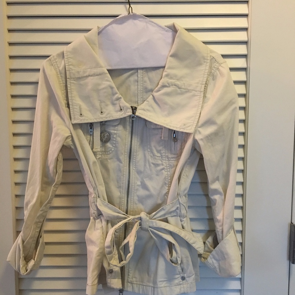 Armani Exchange White Jacket