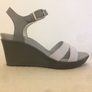 Crocs Leigh Ankle Strap Wedge Sandal