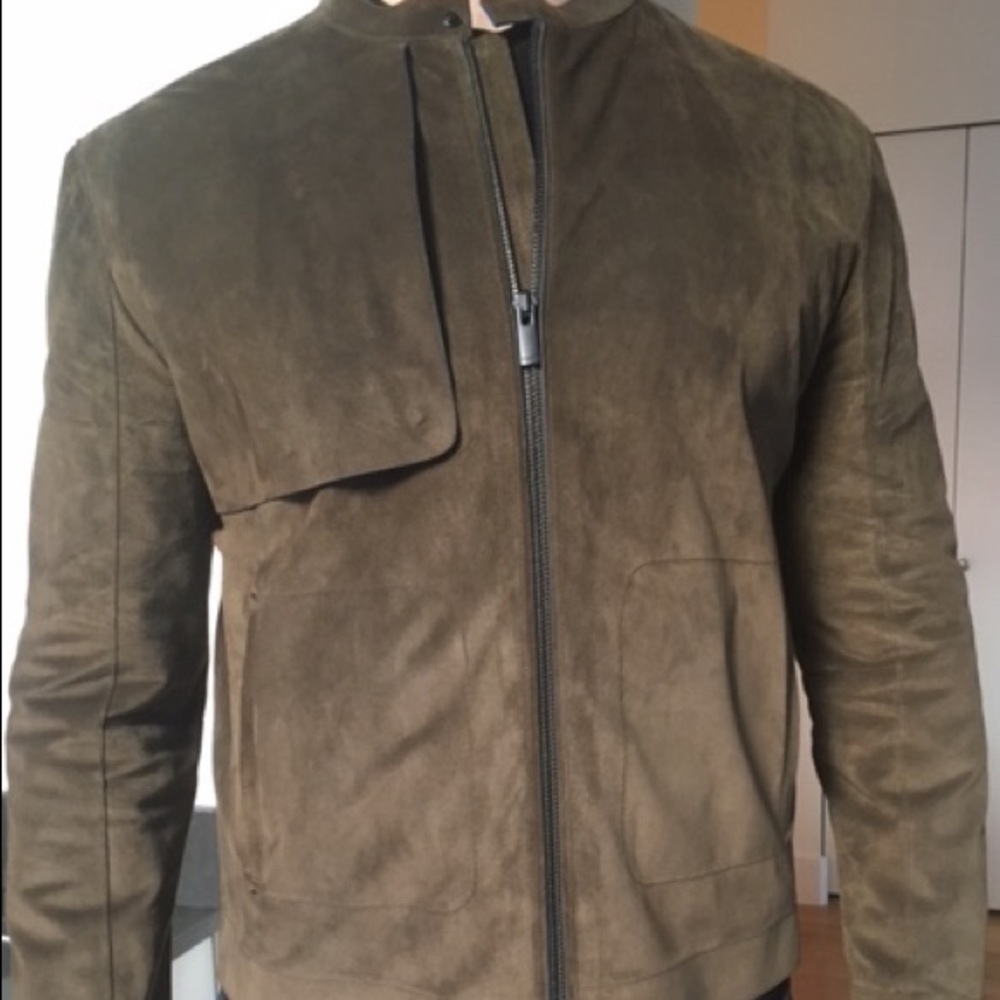 New Fendi Blouson/Calf Leather Jacket size 58