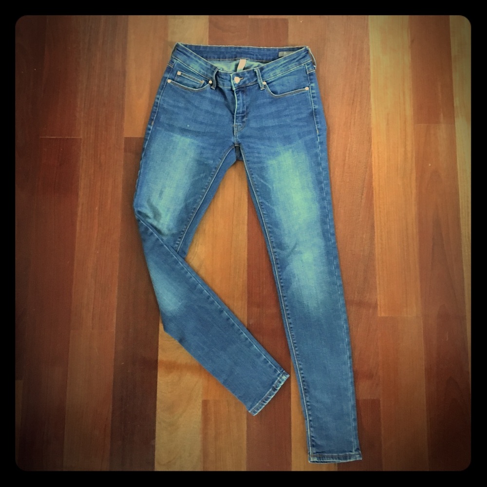 Pencil thin jeans