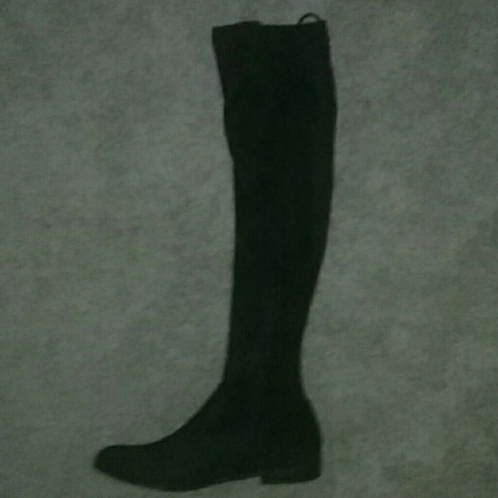Faux suade Over The Knee Boots Size 11 (Brand new)