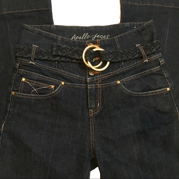 Apollo Jeans Denim - Apollo "Paper Bag" High Waisted Belted Jeans