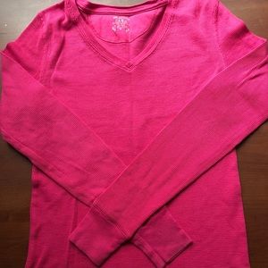 Pink Long Sleeve Top