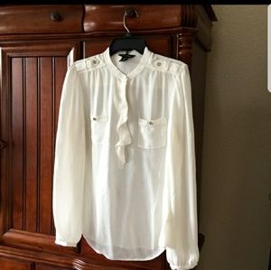 WHBM Silk Blouse