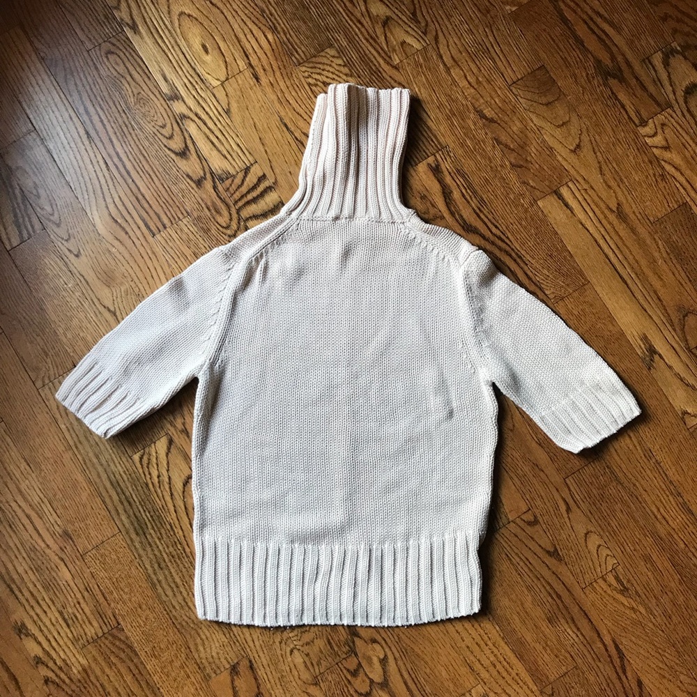 Ann Taylor Half-sleeve Turtle Neck Sweater