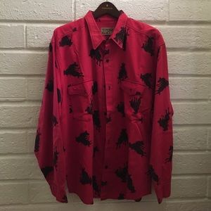 True Grit Men’s Horse Print Shirt