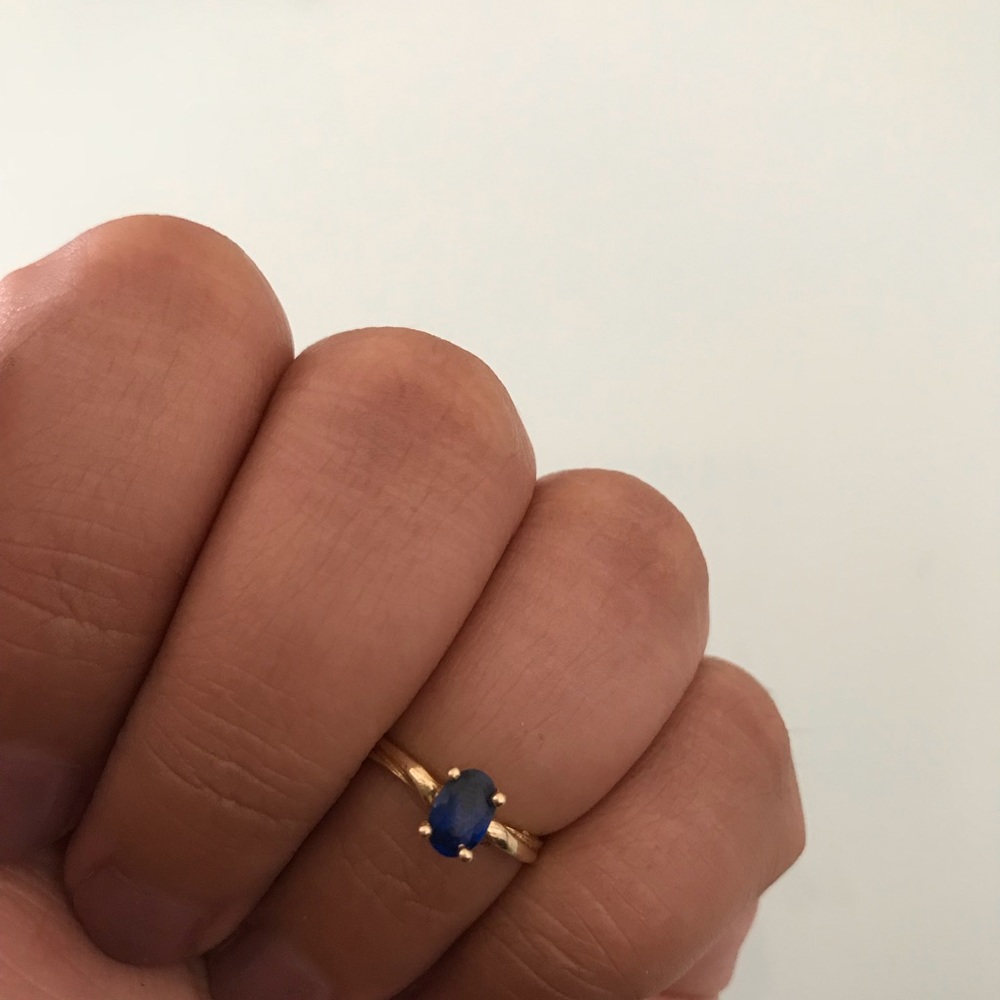 14K YG Midi ring