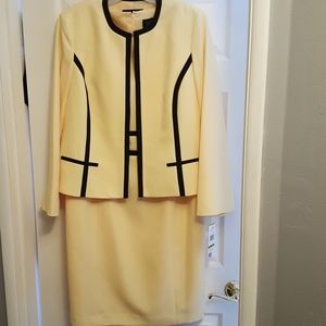 Evan Picone yellow dress nwt