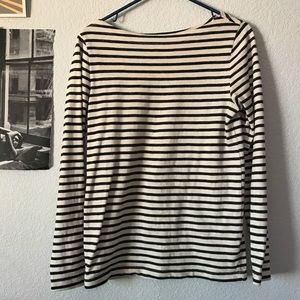 Black and white striped shirt