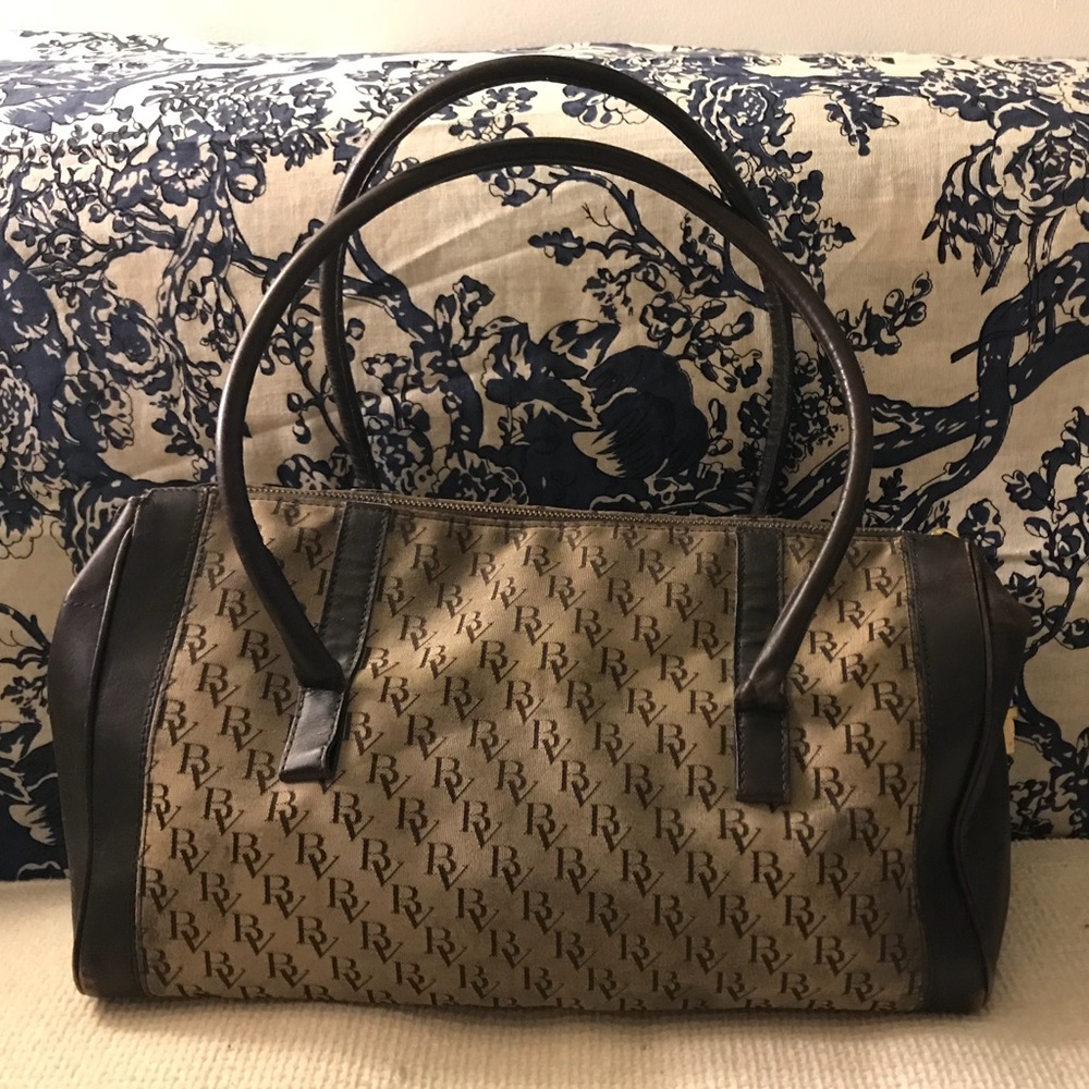 Vintage BOTTEGA VENETA BV Monogram Boston Bag