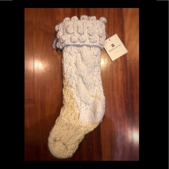 Anthropologie Other Nwt Chunky Knit Christmas Stocking Poshmark